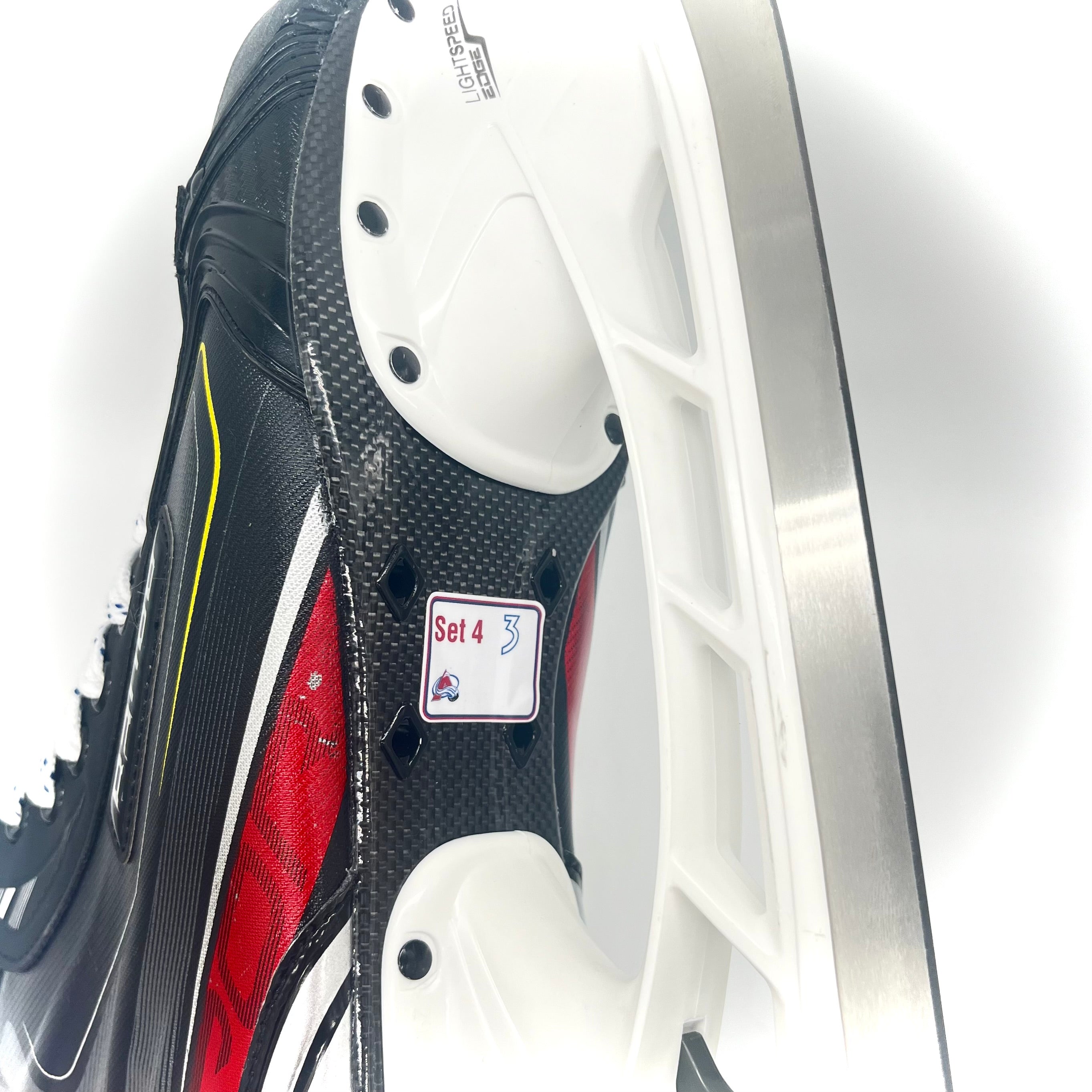 Bauer Vapor 2X Pro – Patins de hockey d'occasion NHL Pro Stock – Erik Johnson